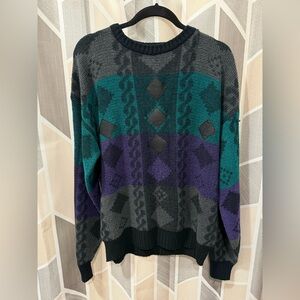 Men's Vintage Chartwell Geometric Crewneck Sweater